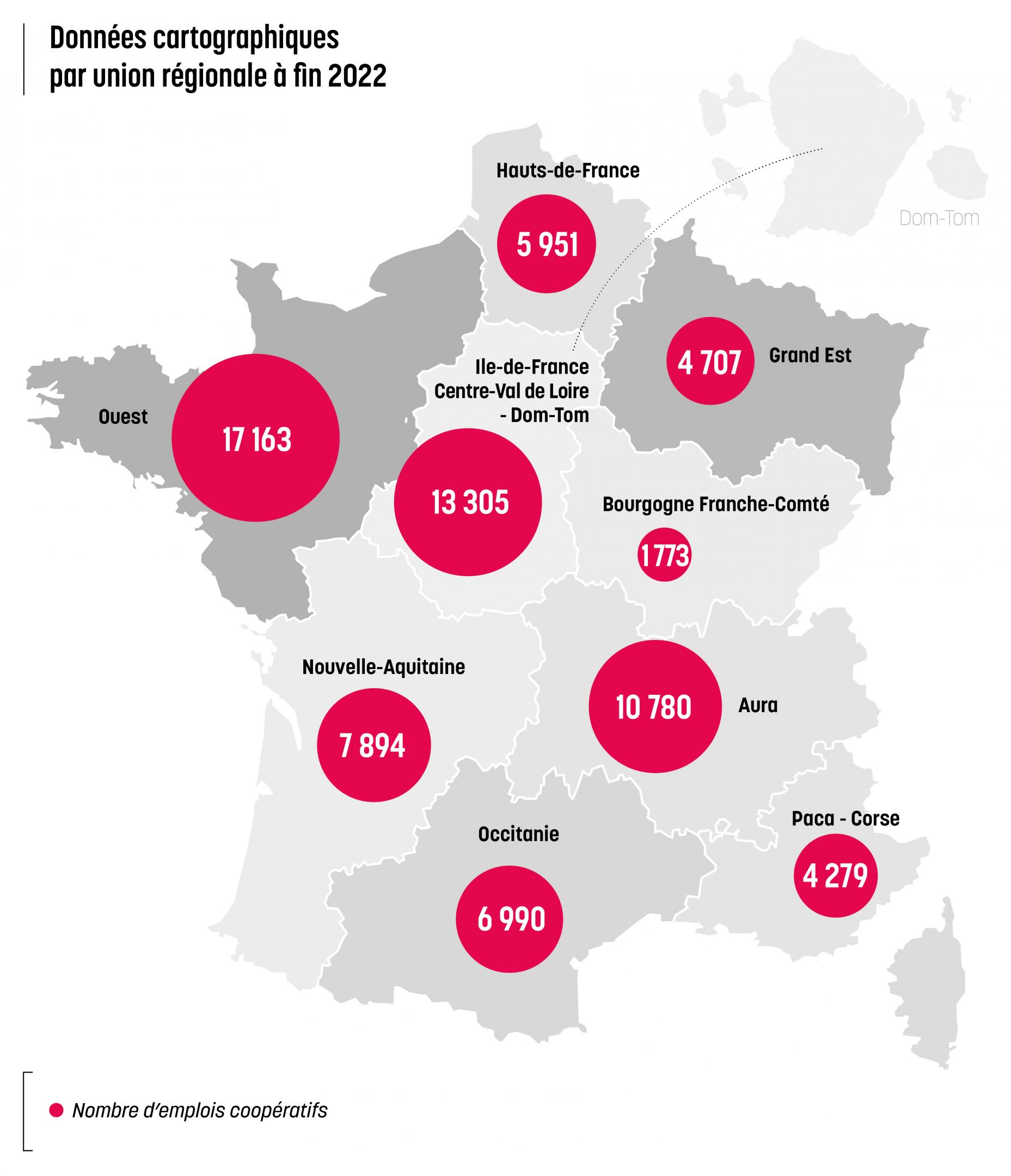 Répartition effectif salariés 2022