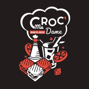Logo de Croc ma dame - Café - Jeux
